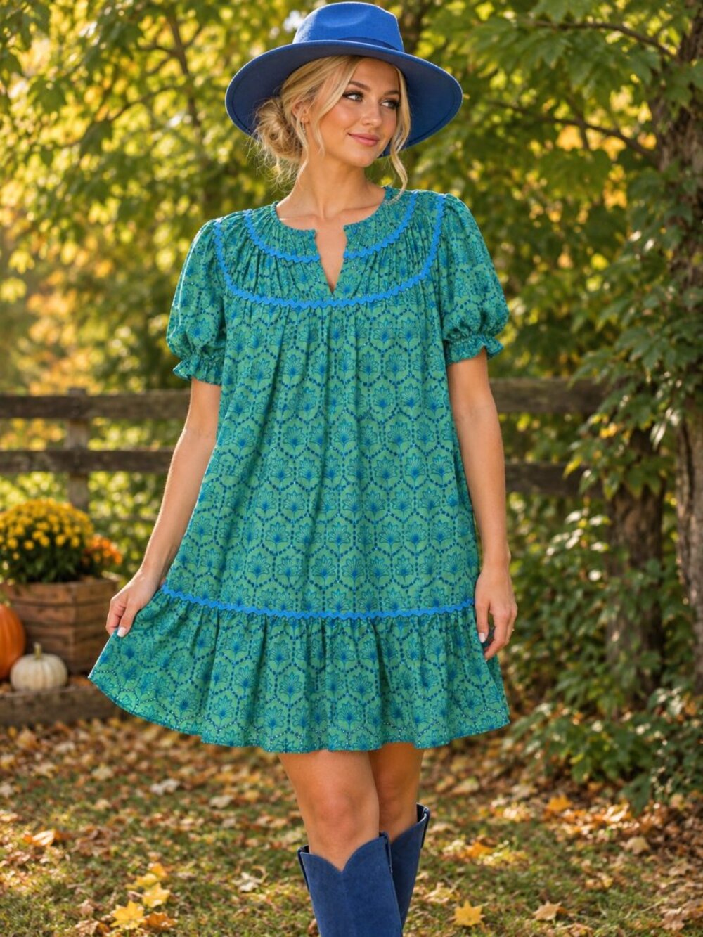 Umgee extra large green dress